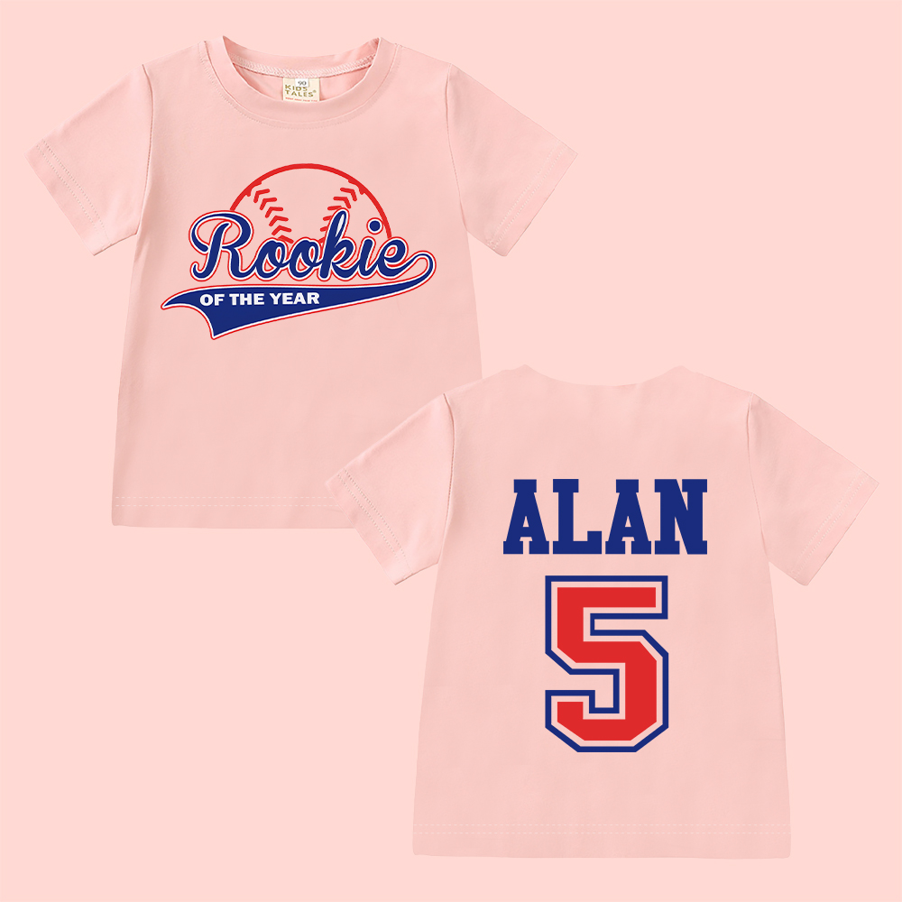 Personalized Basketball Rookie Of The Year Birthday T-Shirt | inBirth10