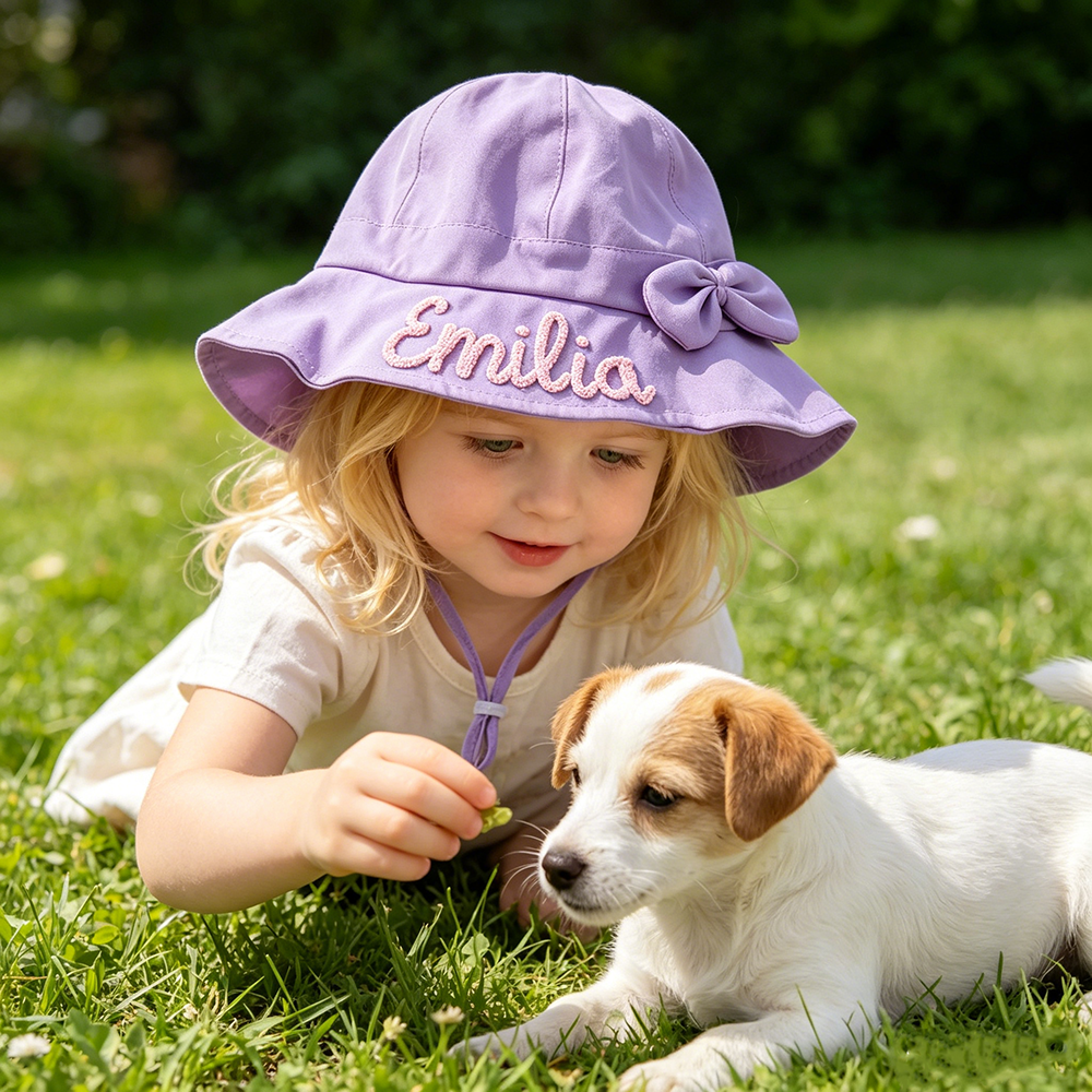 Personalized Lovely Baby Summer Bucket Hat | CWBeach24201