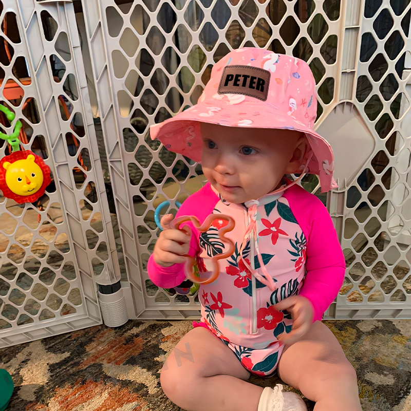 Personalized Leather Patch Bucket Hat for Comfort & Unique | CWBeach127