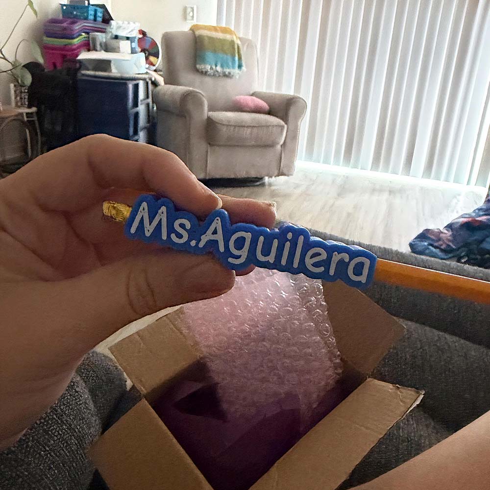 Personalized 3D Printed Kids Pencil Toppers | CWGift77
