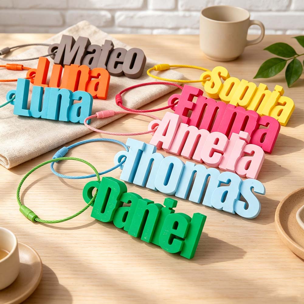 Personalized 3D Printed Name Tag | CWGift78