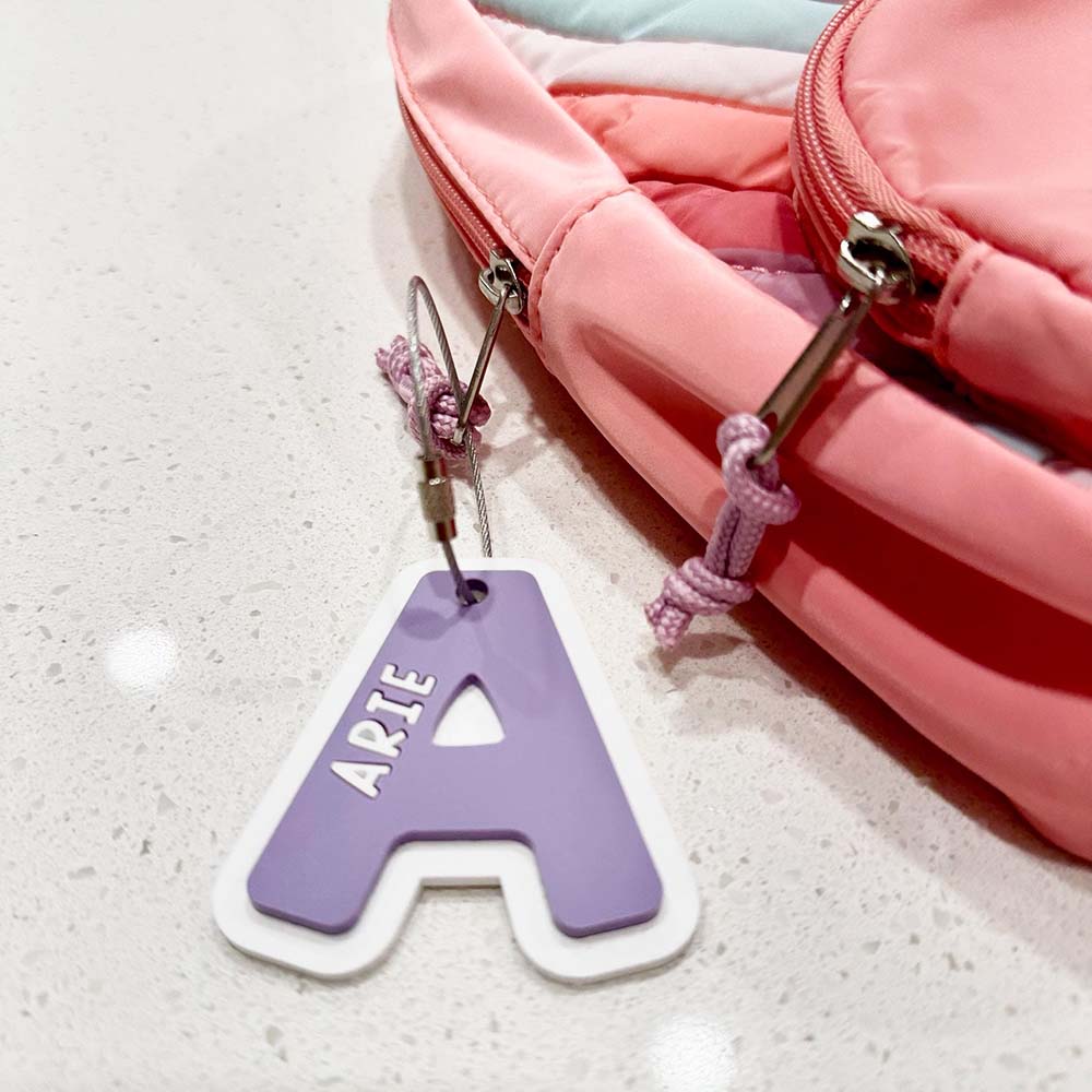 Personalized 3D Printed Backpack Name Tag | CWGift90
