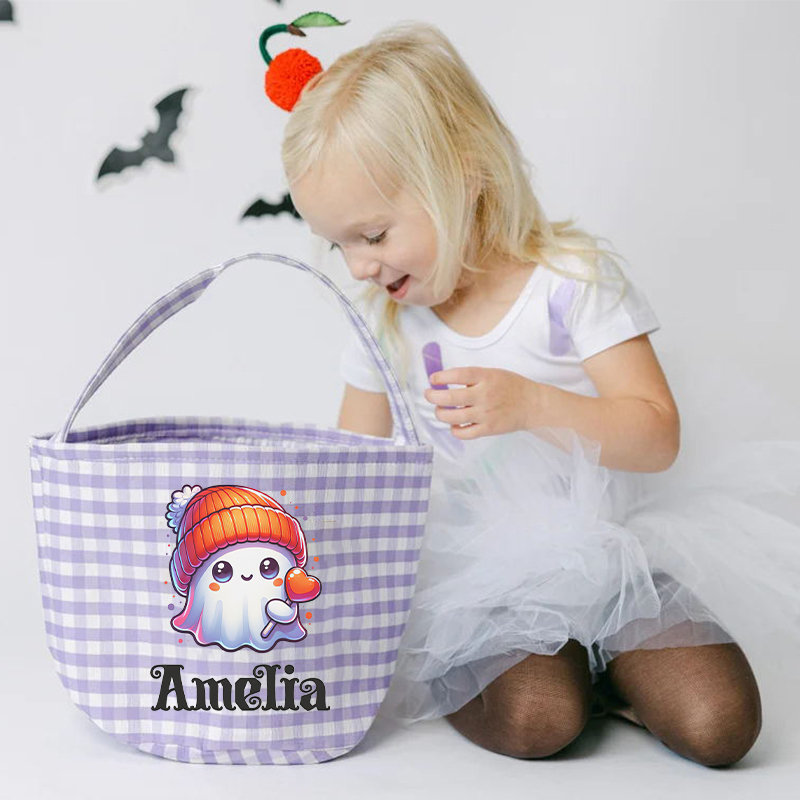 Personalized Lovely Halloween Bucket | CWHalloween1401