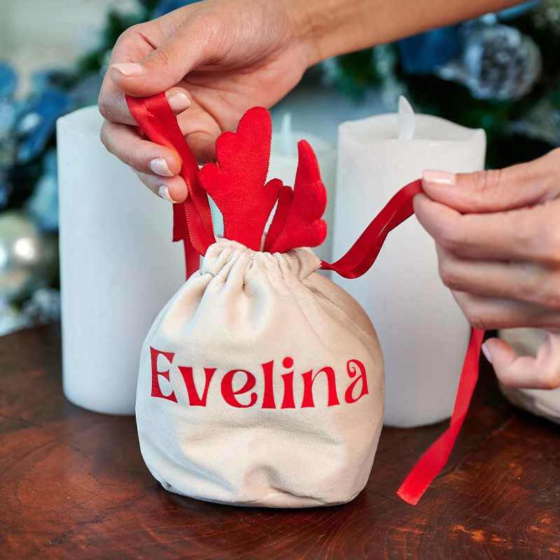 Personalized 6*8 inches Christmas Gift Bag | MCGift42