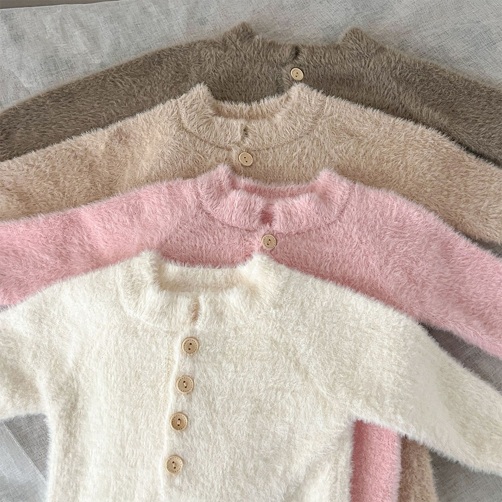 Personalized Baby Mink Cashmere Jumpsuit With Hat | CWBaby116