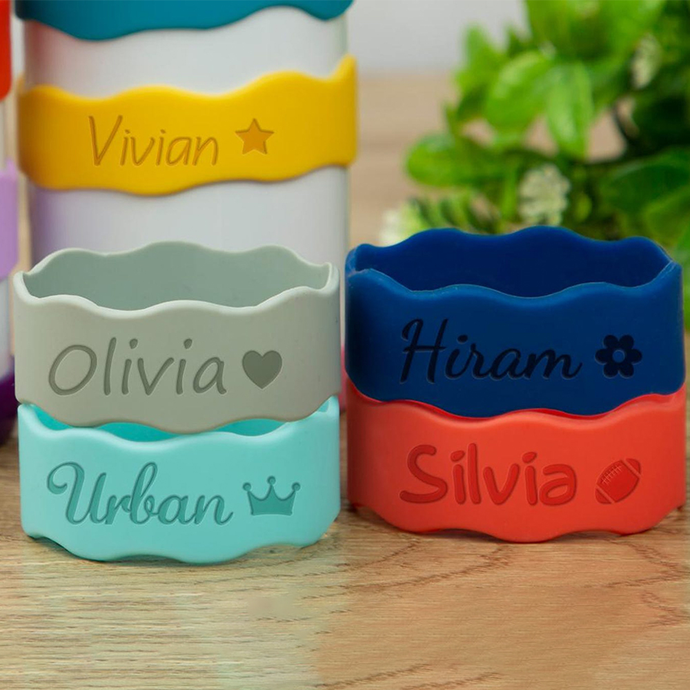 Personalised Kid Silicone Water Bottle Labels | CWBaby158