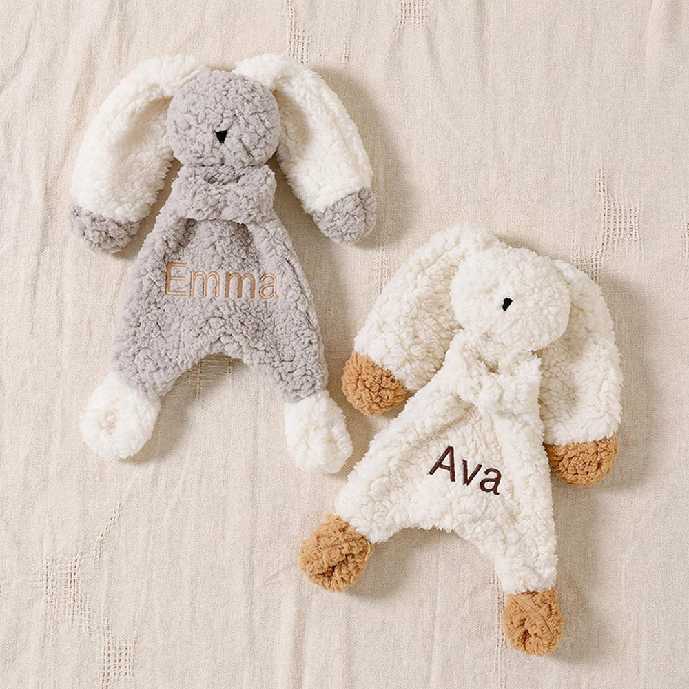 Personalized Kid's Lovely Soft Lambswool Baby Comfort Toy | CWToy190
