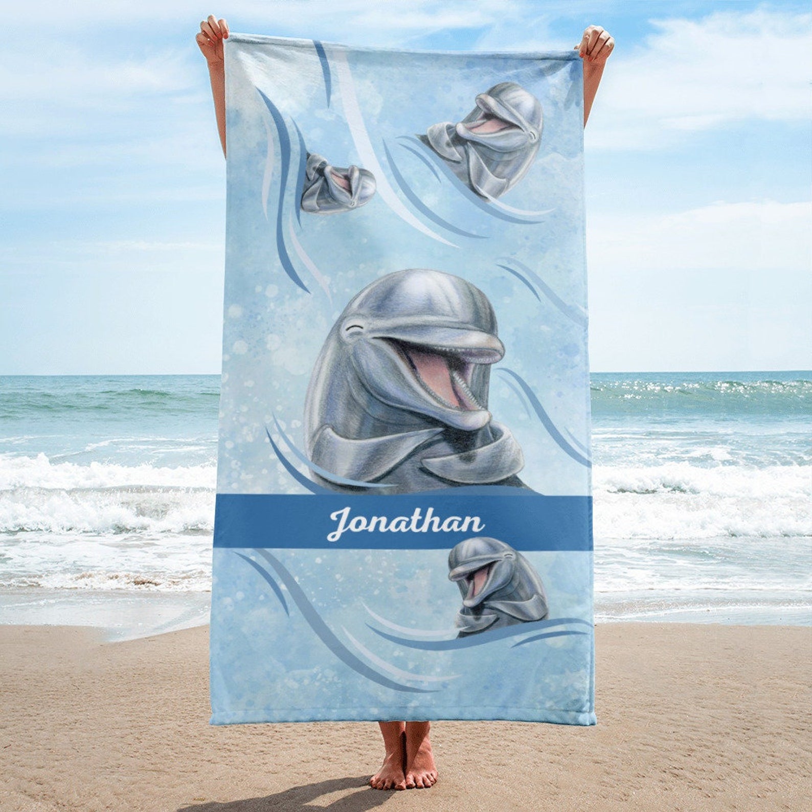 Personalized Lovely Kid Towel for Summer & Beach | CWTowel109