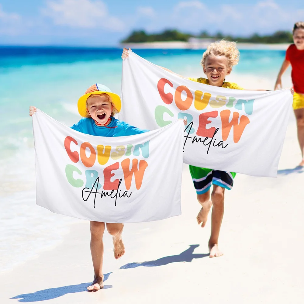 Personalized Back To School Essentials Beach Towel | CWTowel175