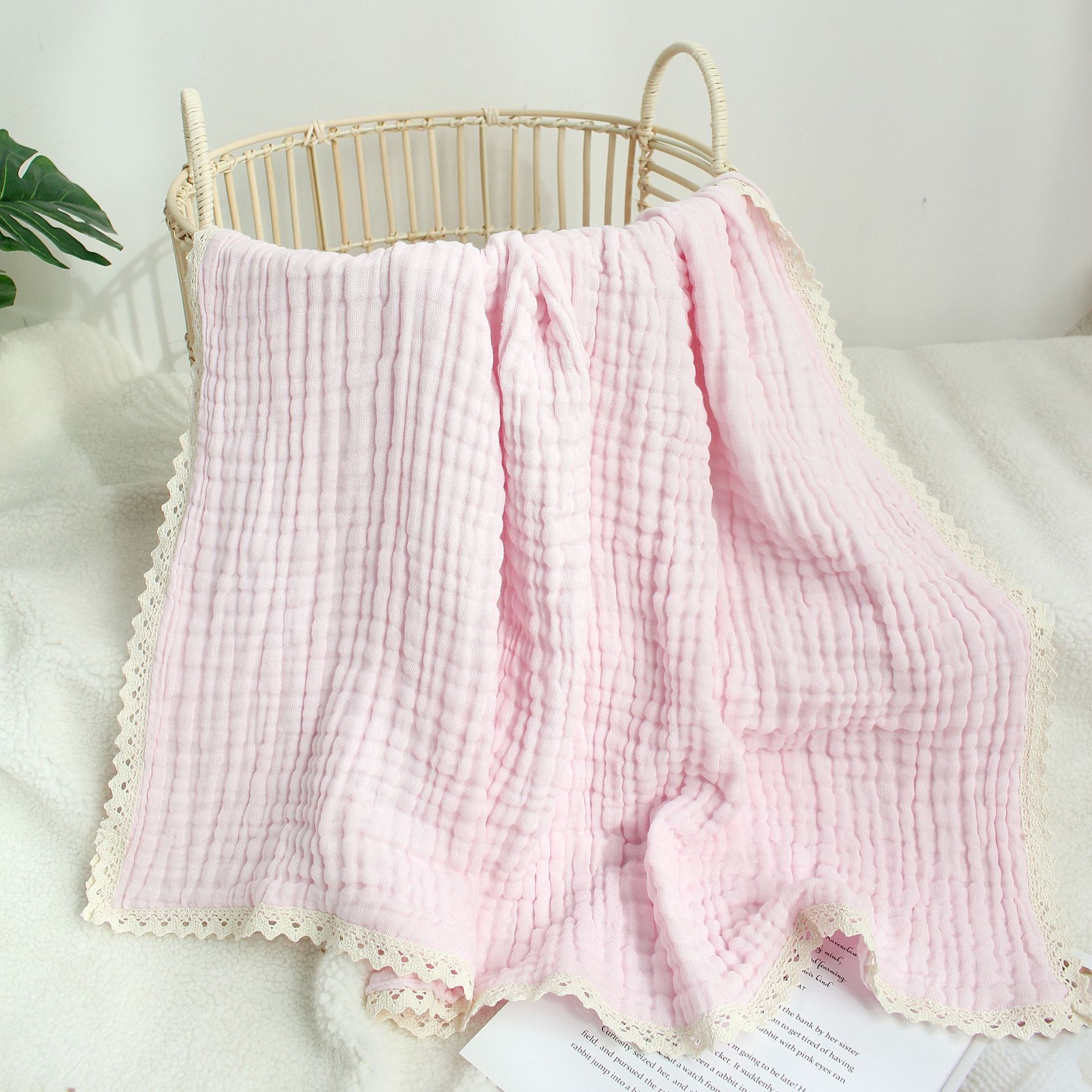 Personalized Embroidered Name Baby Swaddle Blanket for Unique Gift | KKBaby23