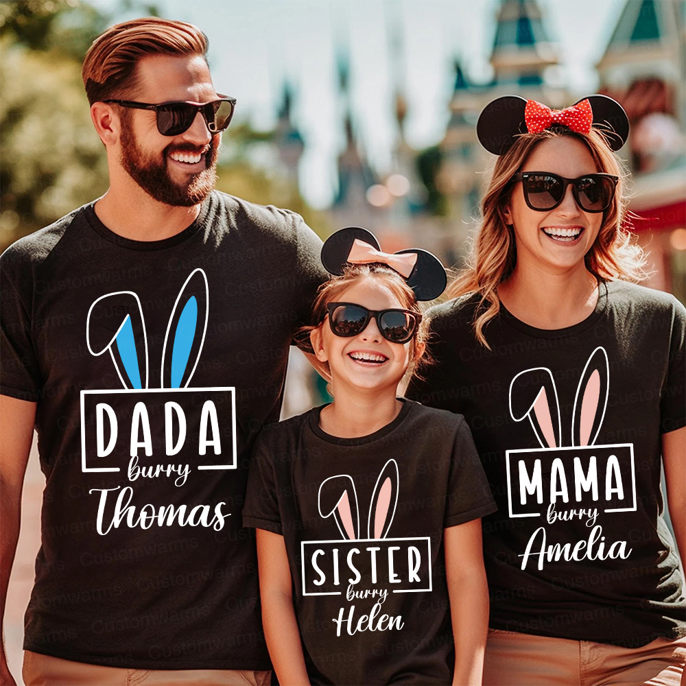 Personalized Family Happy Easter Matching Shirt | CWEaster63