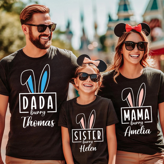 Personalized Family Happy Easter Matching Shirt | CWEaster63