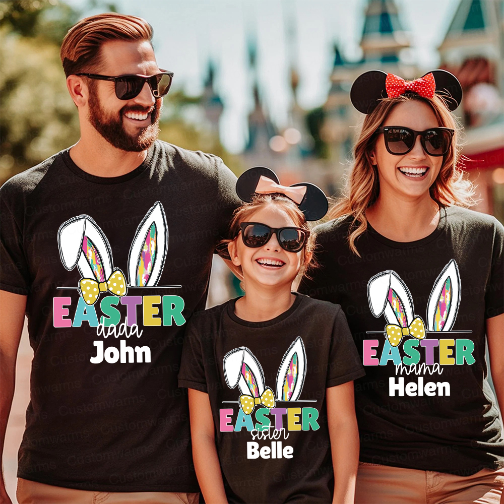 Personalized Family Happy Easter Matching Shirt | CWEaster67