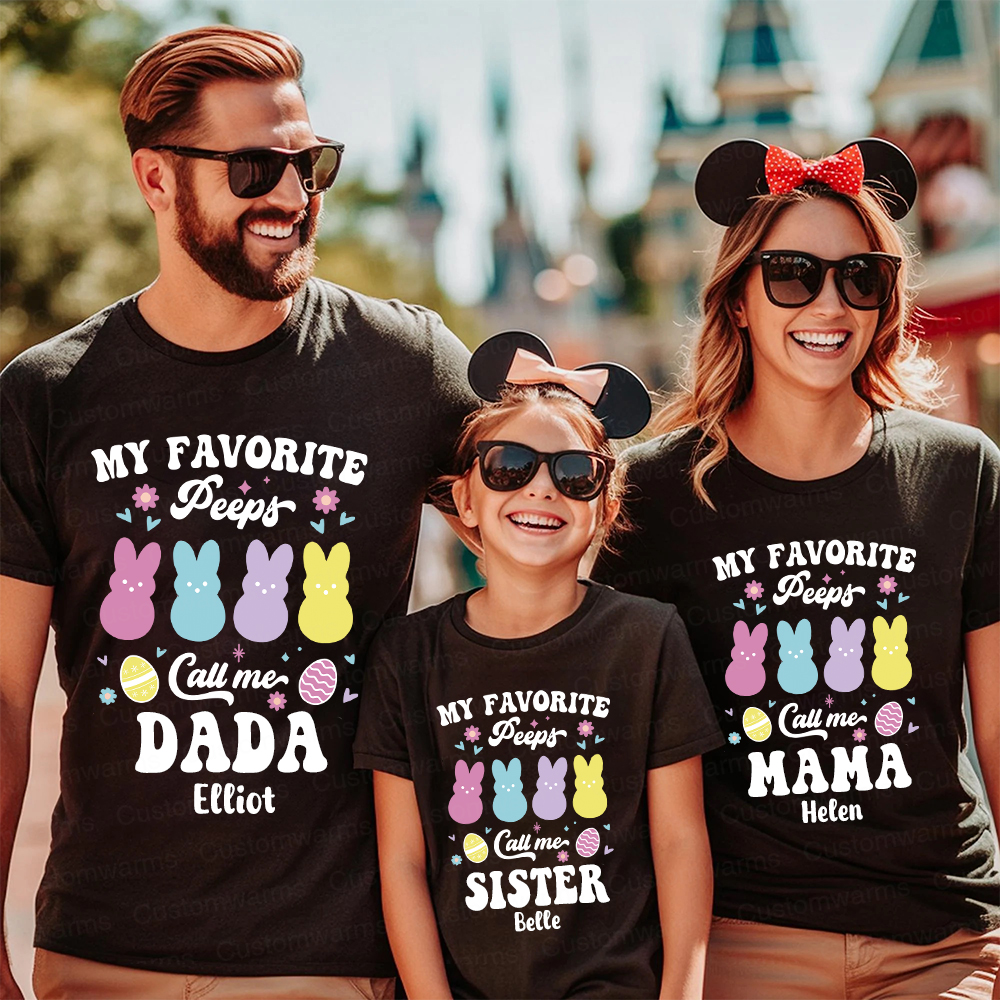 Personalized Family Happy Easter Matching Shirt | CWEaster71