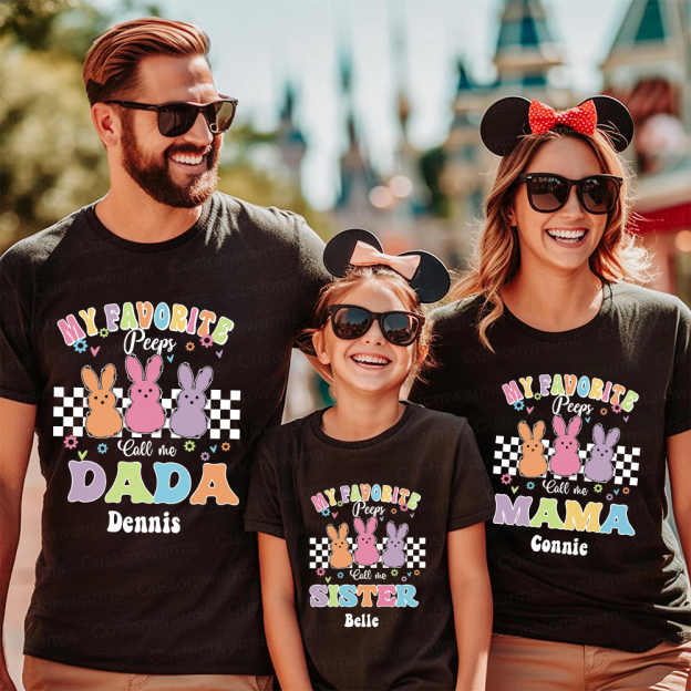 Personalized Family Happy Easter Matching Shirt | CWEaster72