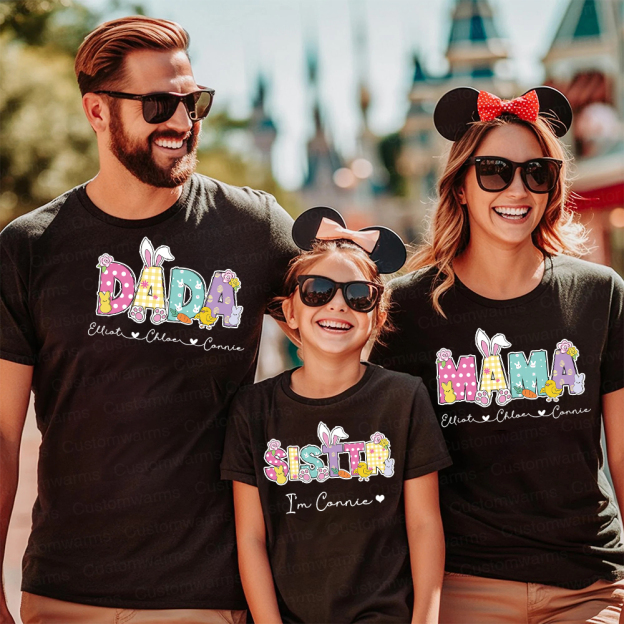 Personalized Family Happy Easter Matching Shirt | CWEaster73
