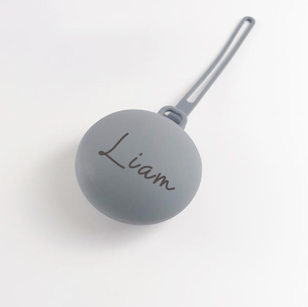 Personalized Baby Silicone Soother Holder Case | CWToy225