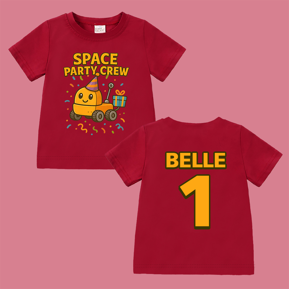 Personalized Space Party Birthday T-Shirt | inBirth33