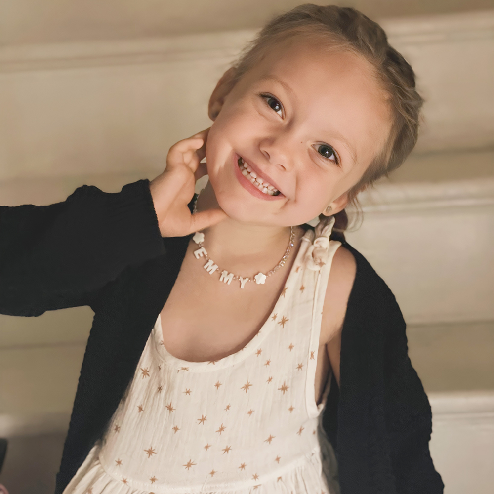 Personalized Pearl Letter Name Necklace For Girls & Adult｜CWBeach195