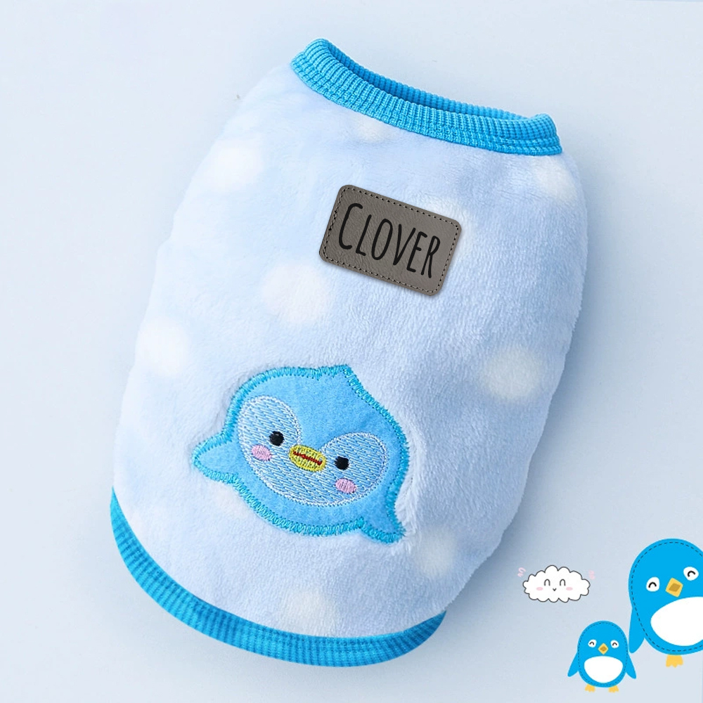 Personalized Cute Pet Soft Plush Fleece Vest | BKPet194