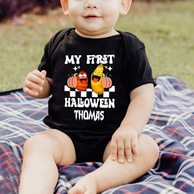 Personalized Larva's Halloween Funny Baby Romper | Larva02