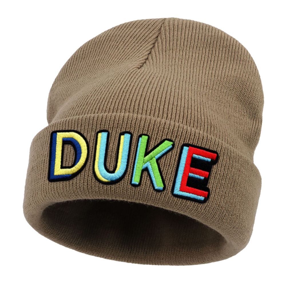 Personalized Colourful Funky Letter Patch Beanies For Kid & Adult | HSKid66