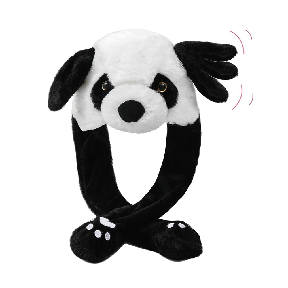 Personalized Embroidery Funny Ears Moving Plush Hat | HSKid79