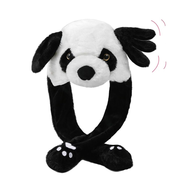 Personalized Embroidery Funny Ears Moving Plush Hat | HSKid79