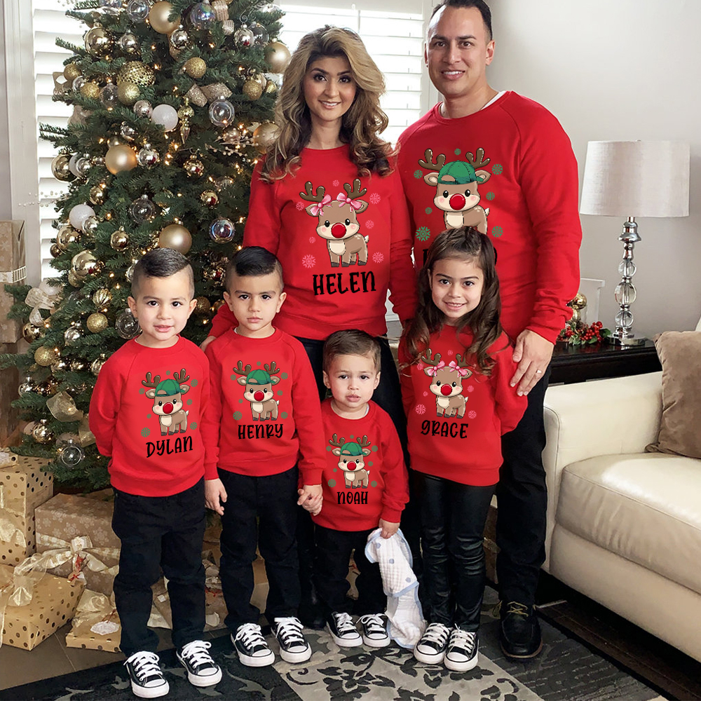 Personalized Christmas Matching Family Sweatshirt | MCGift232