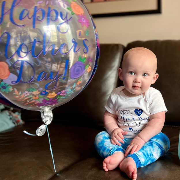 Personalized First Mother's Day Mommy and Baby Outfit | CWFamily139