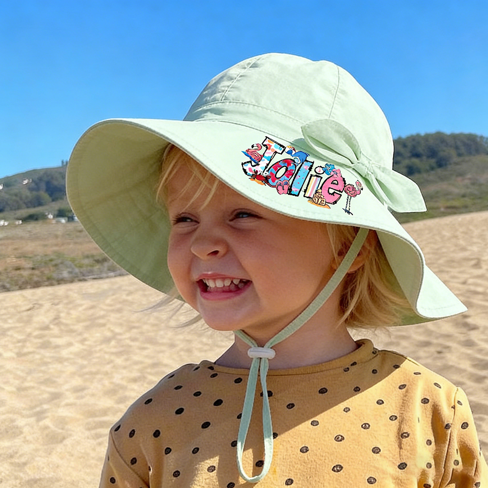 Personalized Lovely Bowknot Bucket Hat for Comfort & Unique | CWBeach226