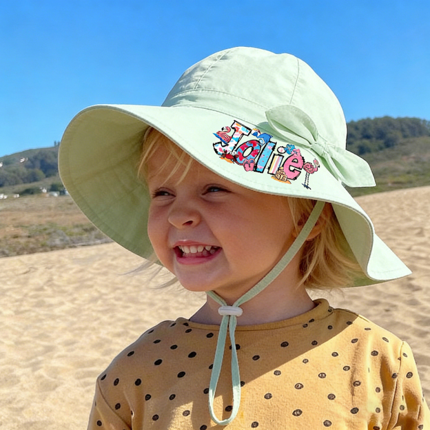 Personalized Lovely Bowknot Bucket Hat for Comfort & Unique | CWBeach226