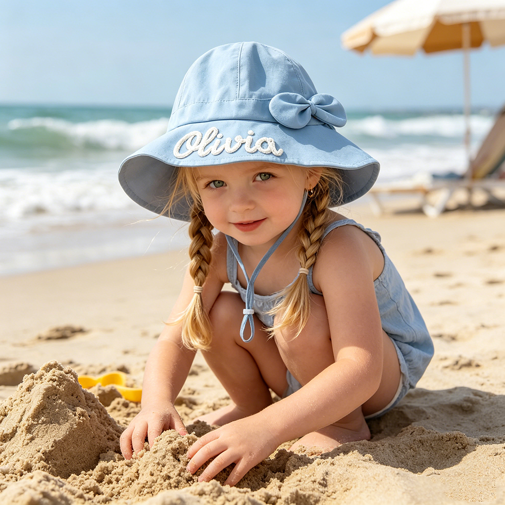 Personalized Lovely Baby Summer Bucket Hat | CWBeach24201