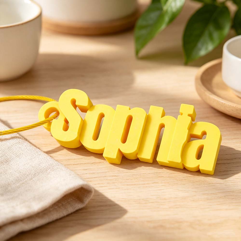Personalized 3D Printed Name Tag | CWGift78