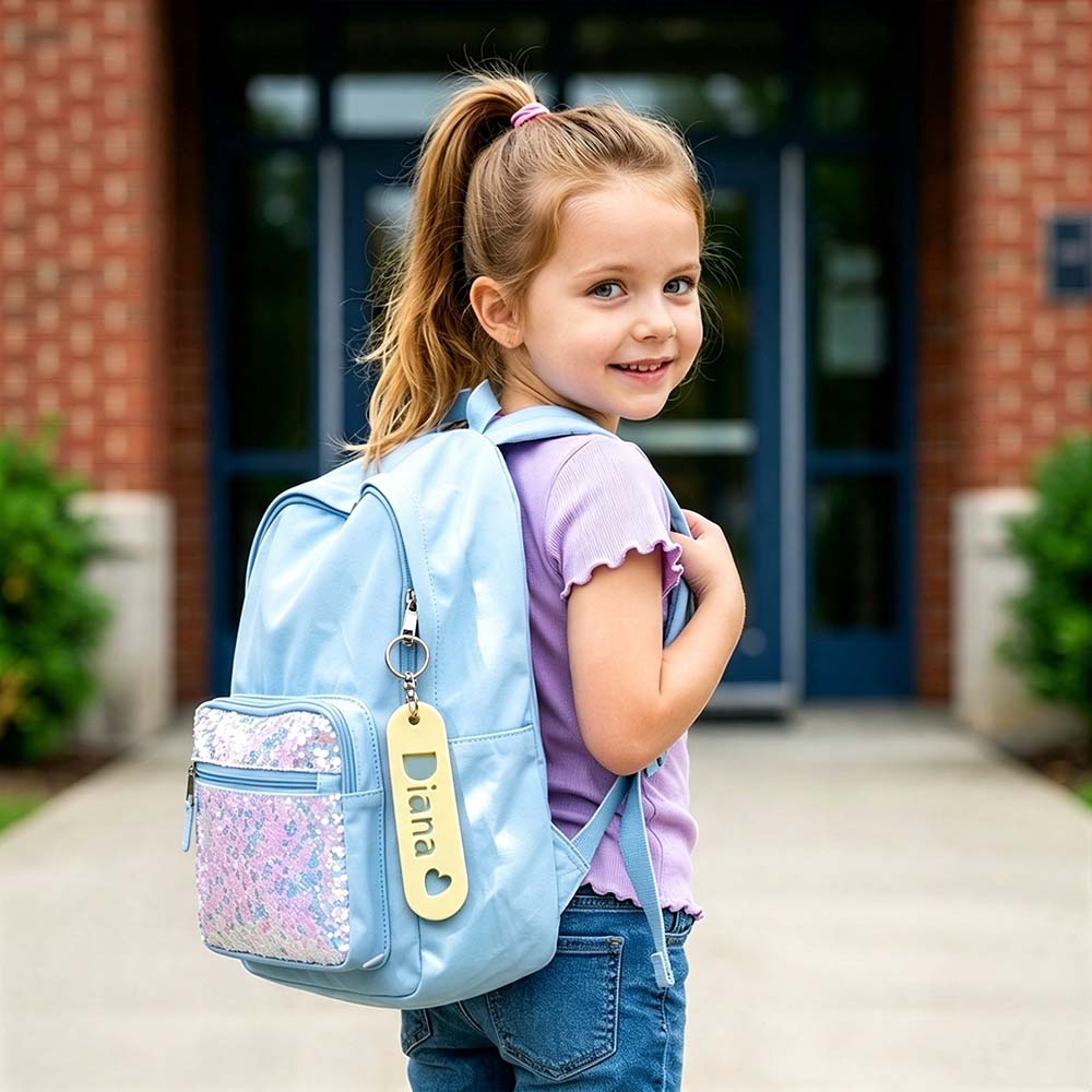 Personalized 3D Printed Back To School Bag Tag | CWGift84