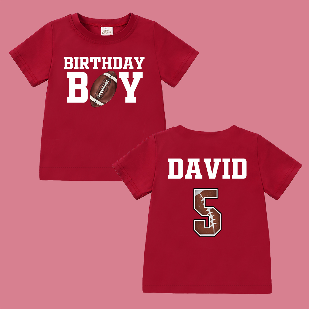 Personalized Sports Ball Games Birthday T-Shirt | inBirth19