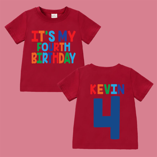 Personalized My First Birthday T-Shirt | inBirth24