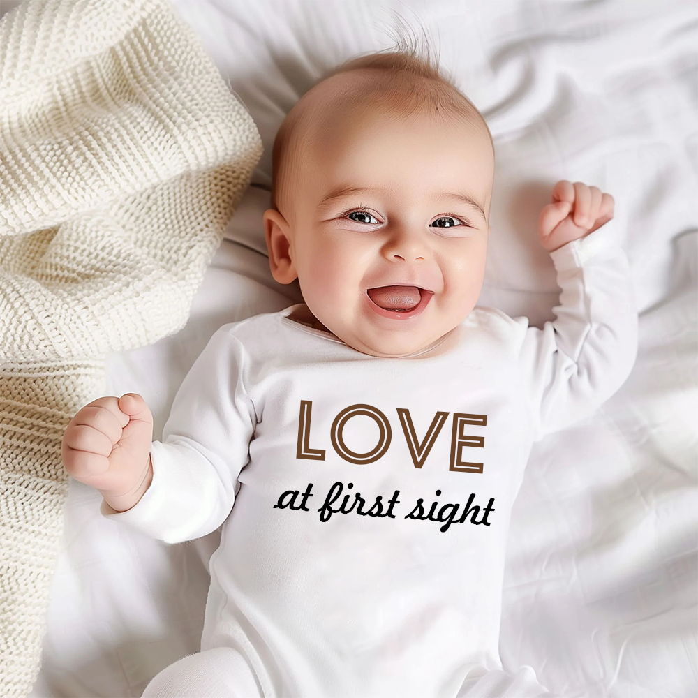 Personalized Baby First Valentine Ropmer and Hat Set | CWBaby146