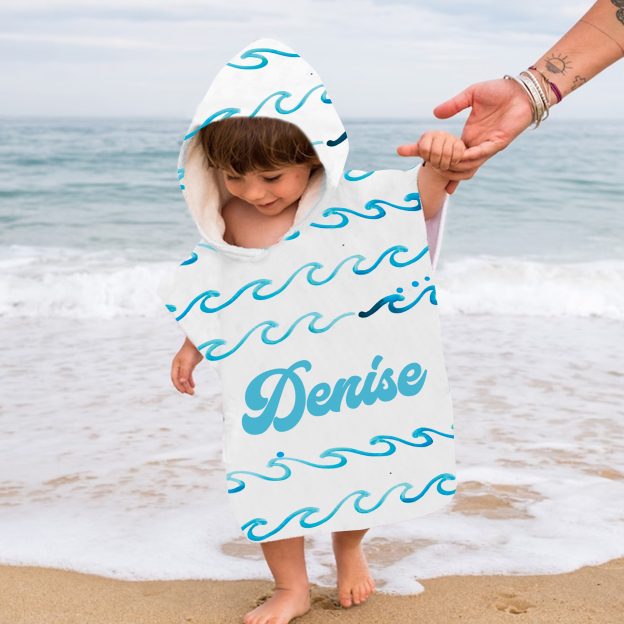 Personalized Hooded Beach Towel for Summer & Beach | CWHTowel42