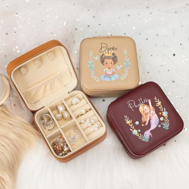 Personalized Cute Princess Jewelry Box for Little Girl | CWToy88