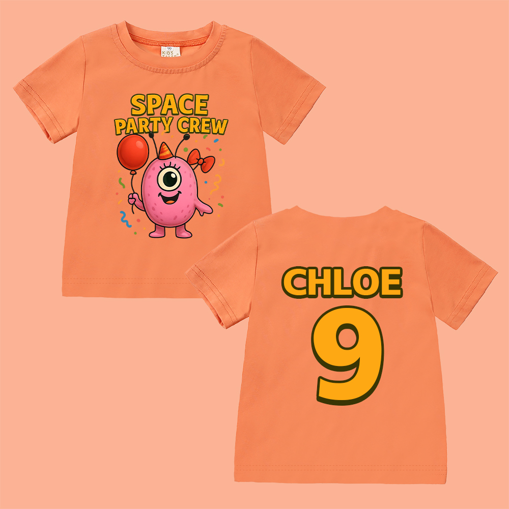 Personalized Space Party Birthday T-Shirt | inBirth33