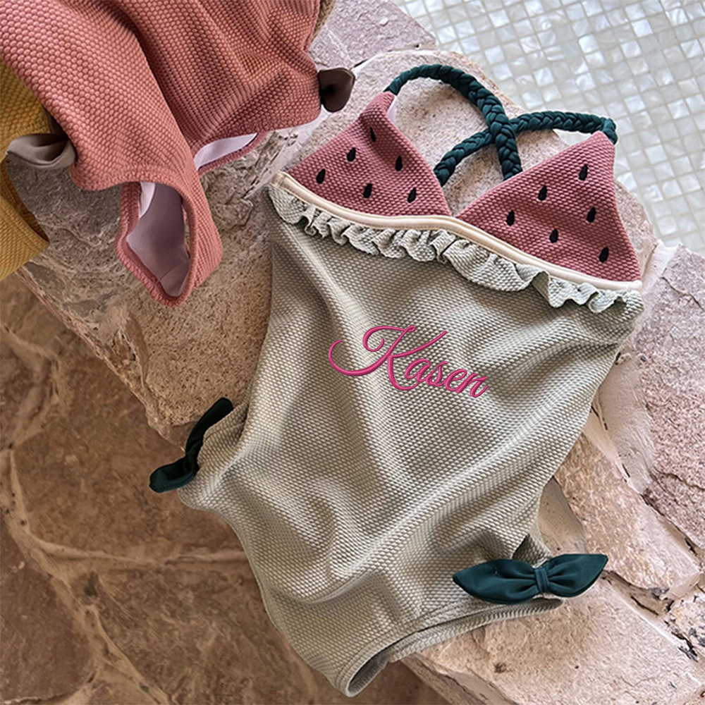 Personalized Embroidery Original Lovely Fruit Swimsuit for Summer | CWBaby56