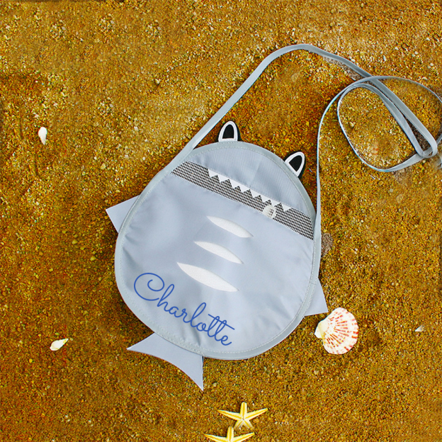 Personalized Ladybird Seashell Zipper Mesh Beach Bag | CWBeach98