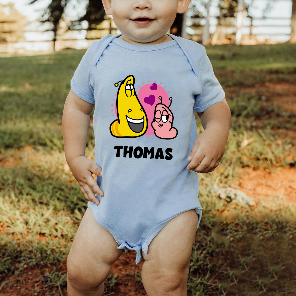 Personalized Larva's Funny Baby Romper | Larva22