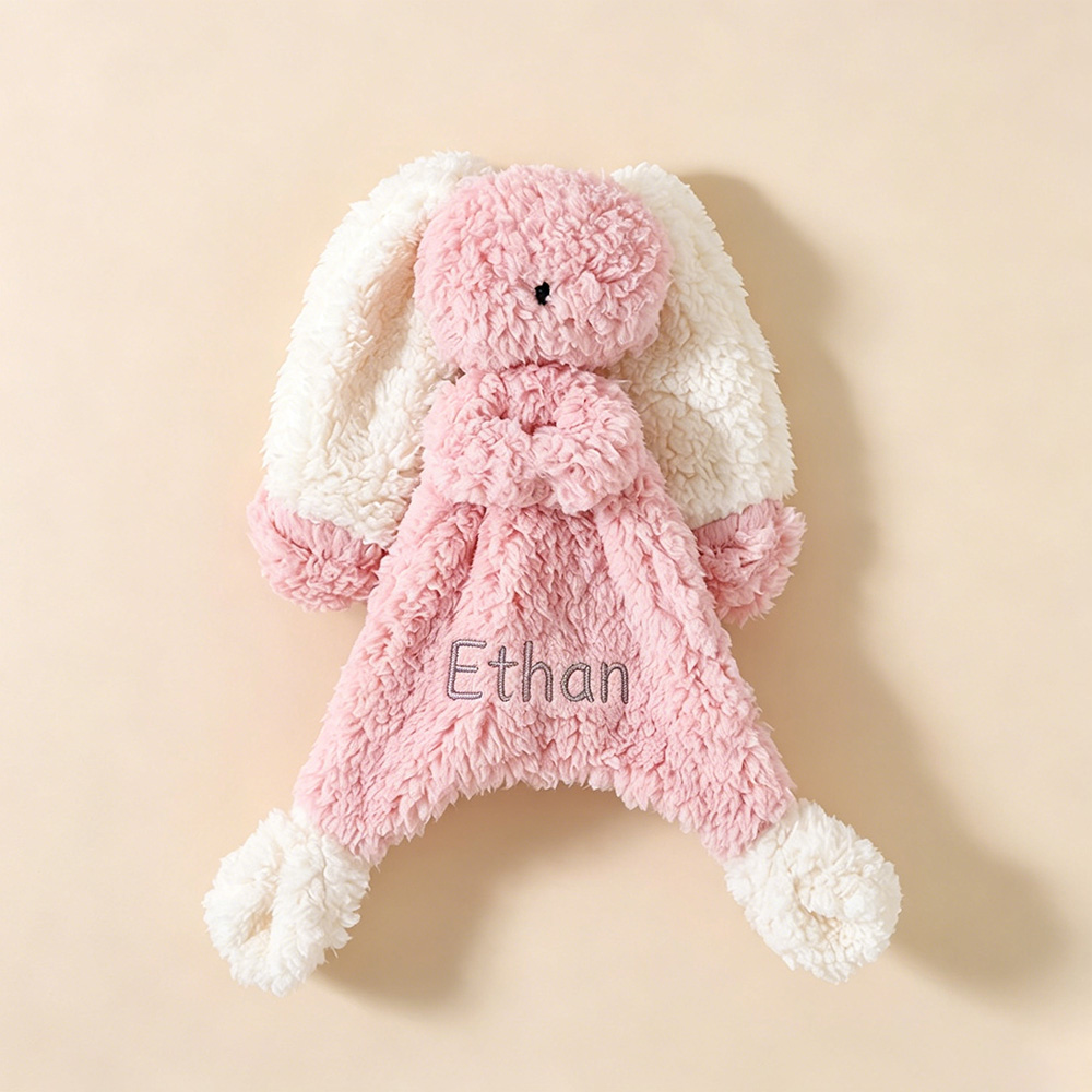 Personalized Kid's Lovely Soft Lambswool Baby Comfort Toy | CWToy190