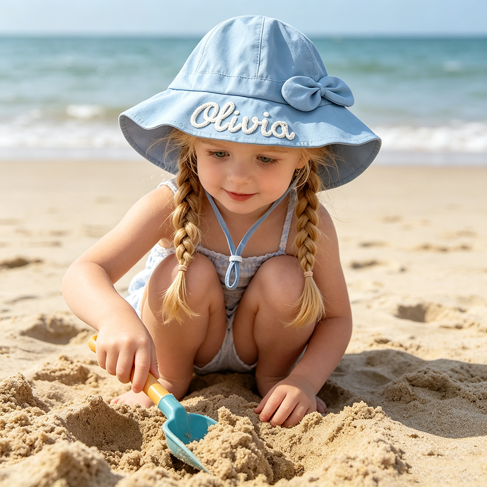Personalized Lovely Baby Summer Bucket Hat | CWBeach24201