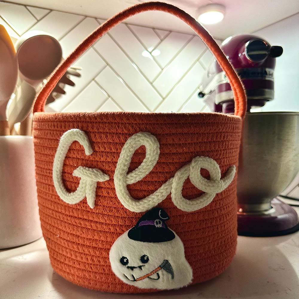 Personalized Halloween Treat Basket | CWHalloween105