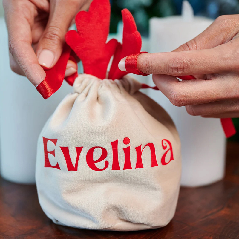 Personalized 6*8 inches Christmas Gift Bag | MCGift42