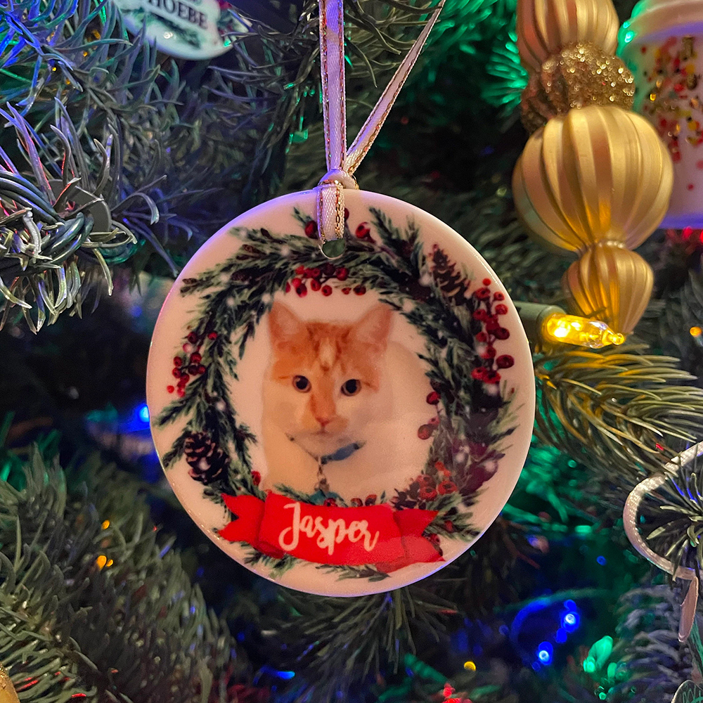 Personalized Pet Christmas Garland Ornaments Decoration | MCGift5715