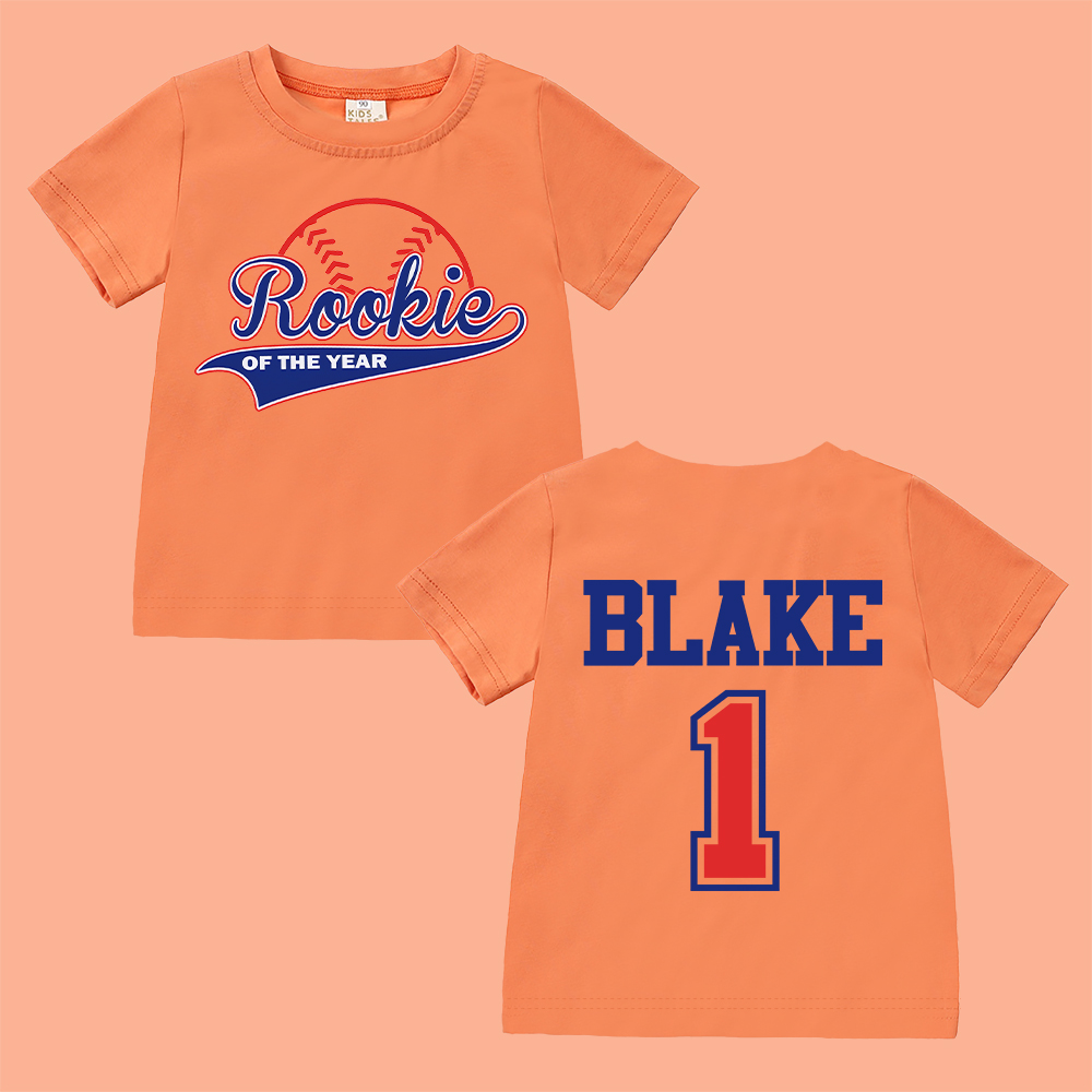 Personalized Basketball Rookie Of The Year Birthday T-Shirt | inBirth10